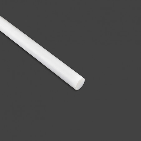 PTFE Barre Blanc 60 mm Longueur 500 mm (Teflon) Joncs Pleins PTFE PTFE Barre Blanc 60 mm Longueur 500 mm (Teflon) Joncs Pleins PTFE