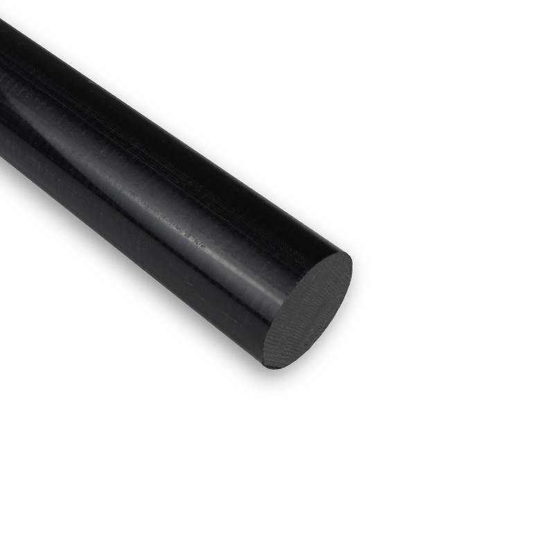 Diamètre Ø40 PA6 Extrudé Rond en Barre / Tige Couleur Noir