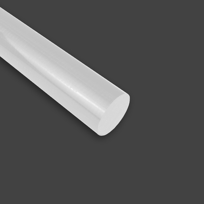 Diamètre Ø40 PA6 Extrudé Rond en Barre / Tige Couleur Blanc